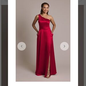 Elegant Red Evening Gown
